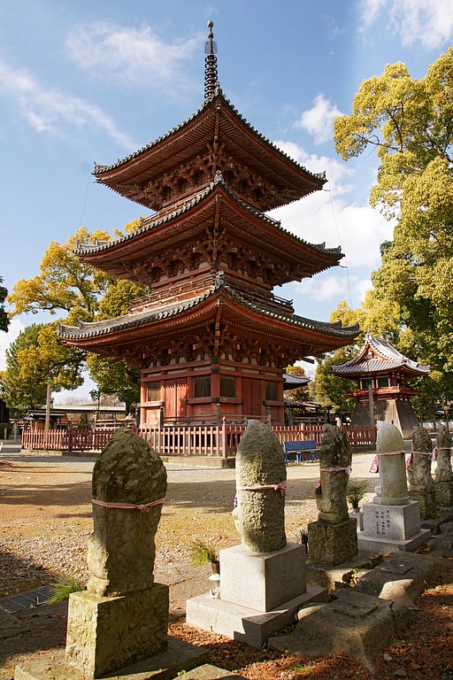 Buddhist temple in Taishi, Japan
