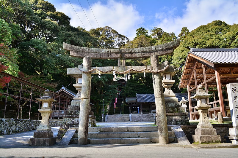 Shinto shrine in Ikoma, Japan