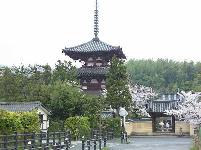 Templo en Ikaruga, Japón