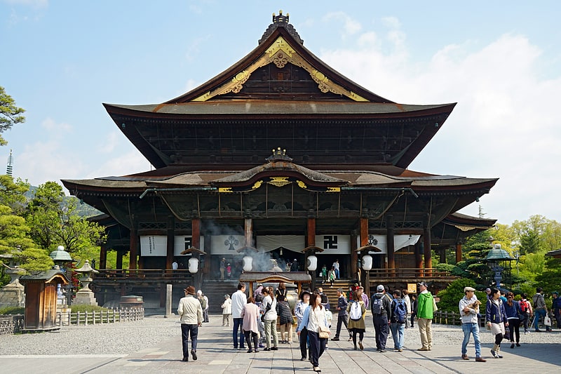 Tempel in Nagano, Japan