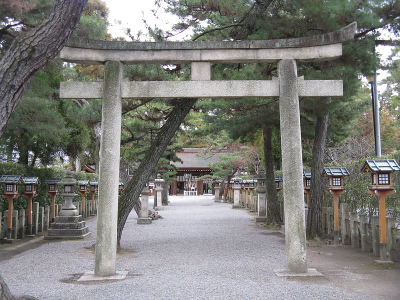 Sanctuaire religieux à Ōtsu, Japon
