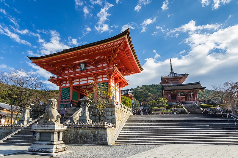 Templo budista en Kioto, Japón
