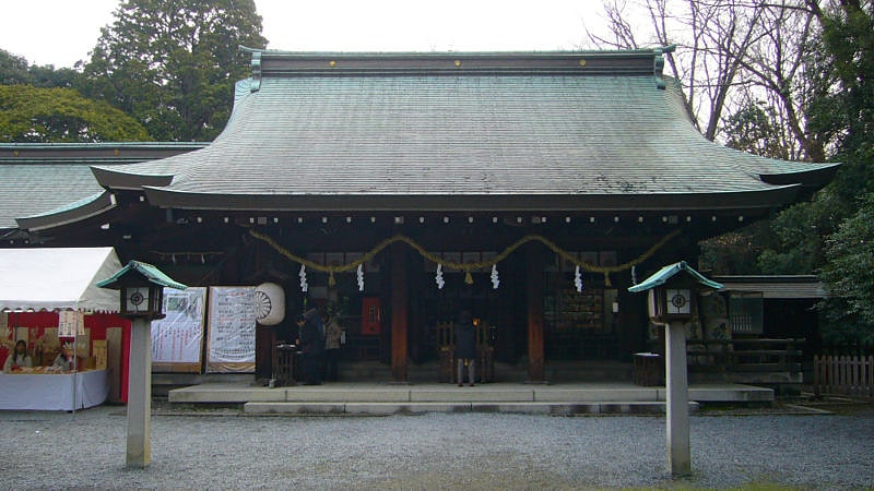 Shinto shrine in Shimamoto, Japan