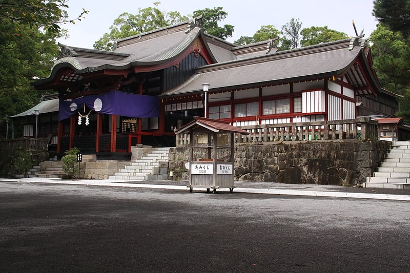 Shinto shrine in Kirishima, Japan