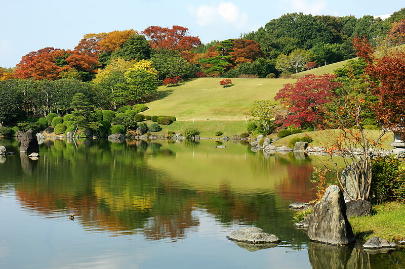 Memorial park in Suita, Japan