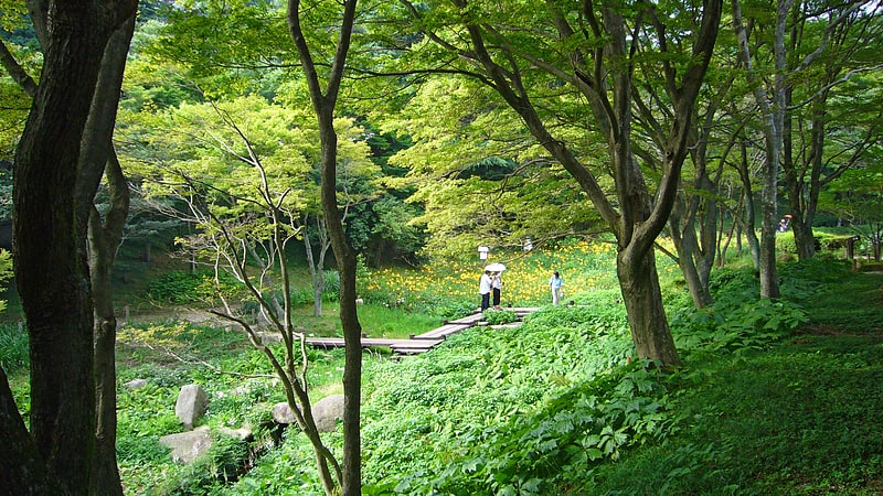 Botanical garden in Kobe, Japan