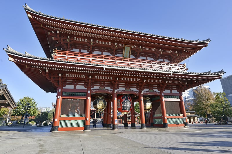 Temple in the special wards of Tokyo, Japan