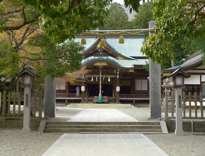 Shinto shrine in Naruto, Japan
