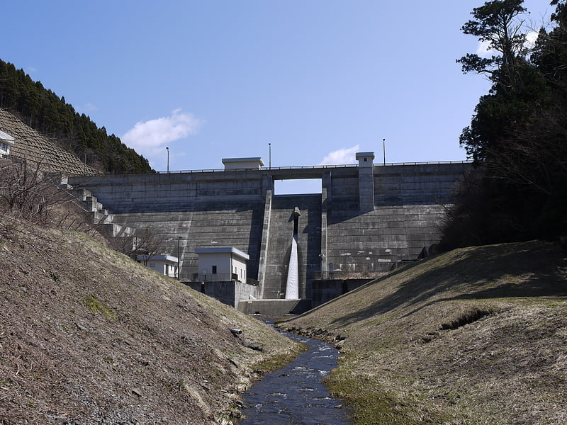 Weir in Nakadomari, Aomori, Japan