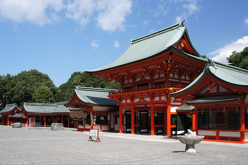 Shinto shrine in Otsu, Japan