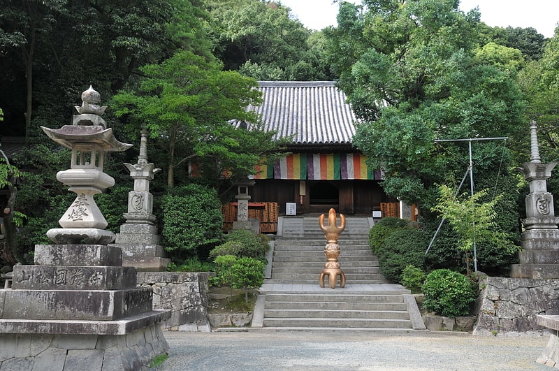 Buddhist temple in Matsuyama, Japan