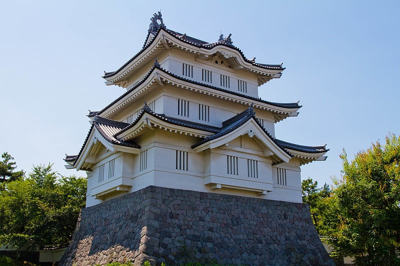 Schloss in Gyoda, Japan
