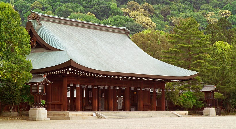 Shinto shrine in Kashihara, Japan