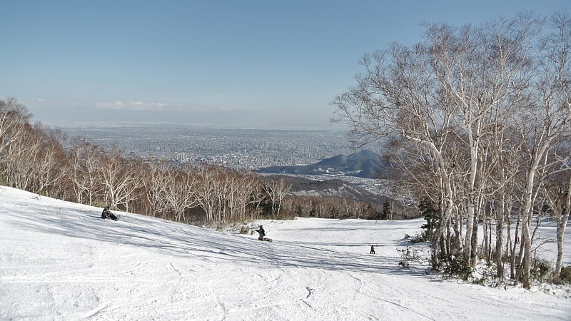Ski resort in Sapporo, Japan