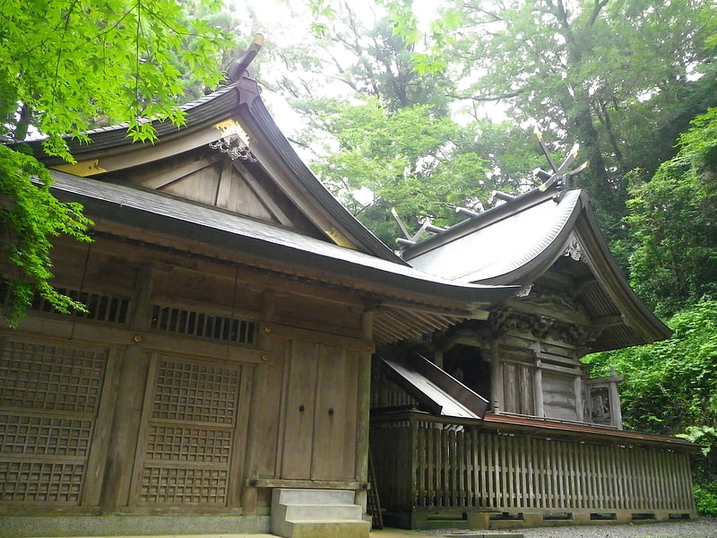 Shinto shrine in Takachiho, Japan