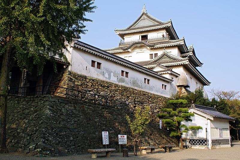 Castillo en Wakayama, Japón