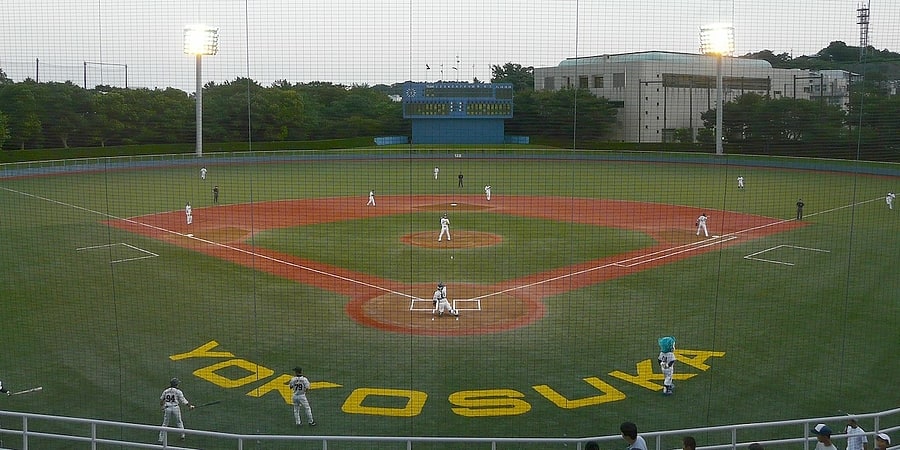 Stadium in Yokosuka, Japan