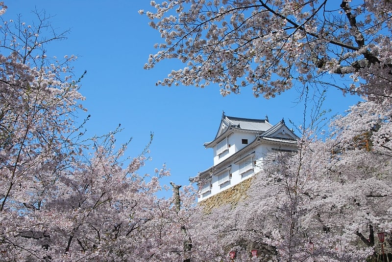 Schloss in Tsuyama, Japan