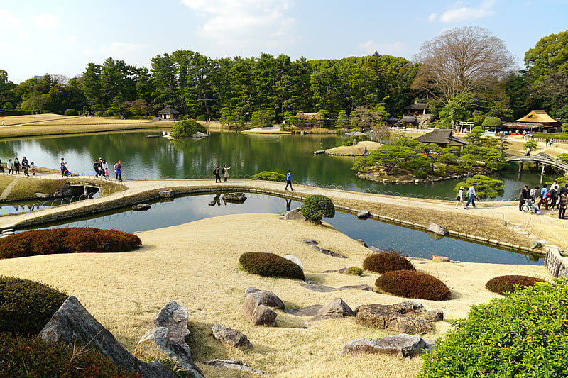 Jardines del periodo Edo que datan de 1700