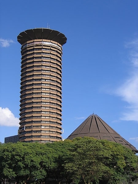 Hochhaus in Nairobi, Kenia