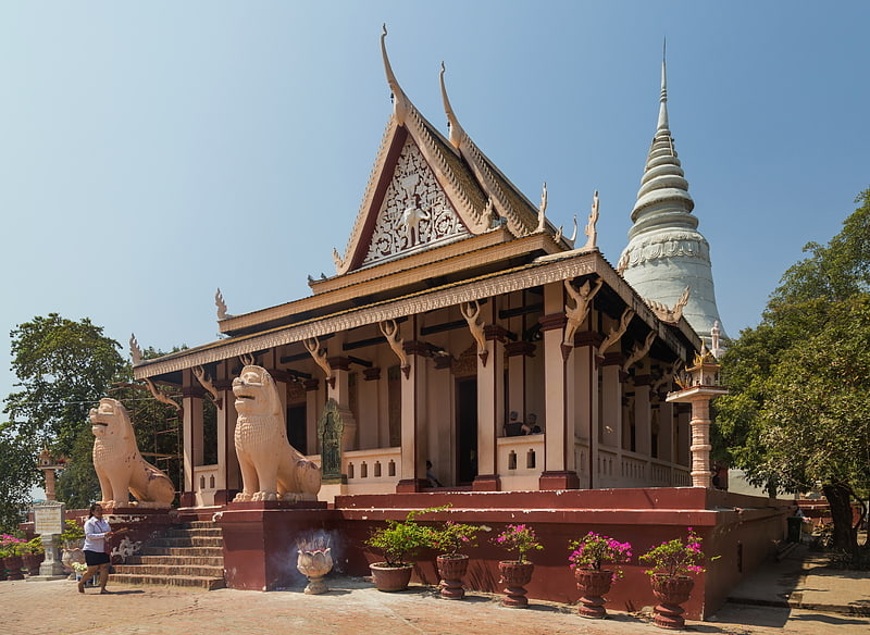 Tempel in Phnom Penh, Kambodscha