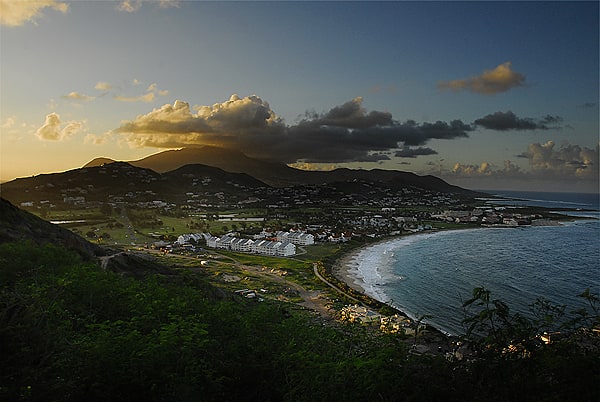 Bay in Saint Kitts and Nevis