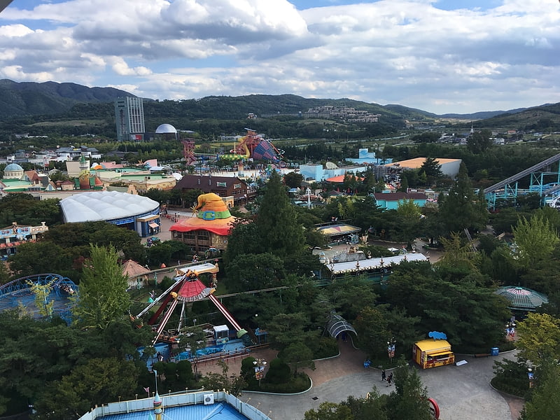Parc d'attractions à Gyeongju, Corée du Sud