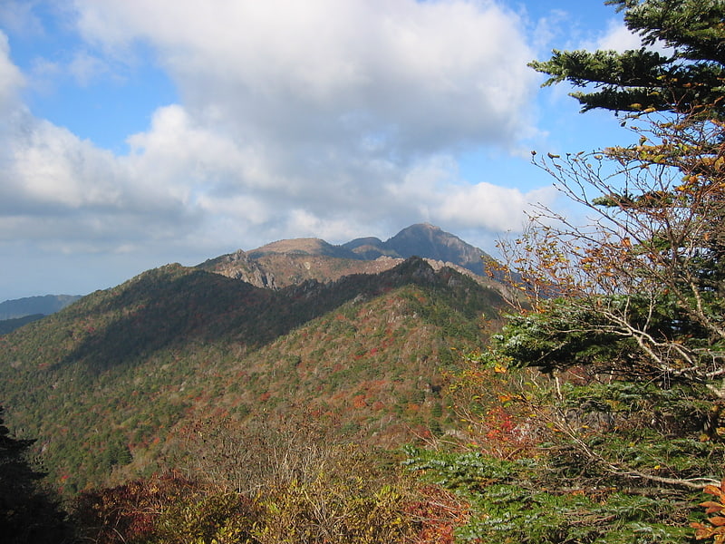 Mountain range in South Korea