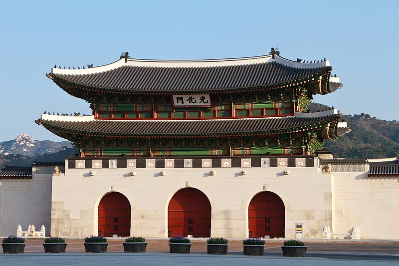 Punto de referencia histórico en Seúl, Corea del Sur