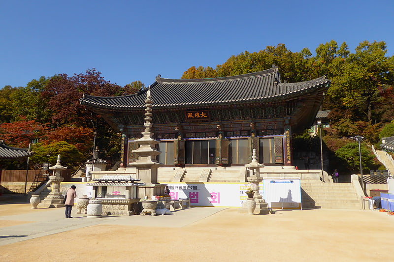 Świątynia buddyjska w Seulu, Korea Południowa