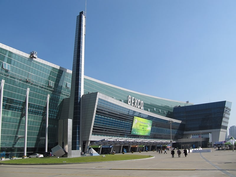 Centro de convenciones en Busan, Corea del Sur