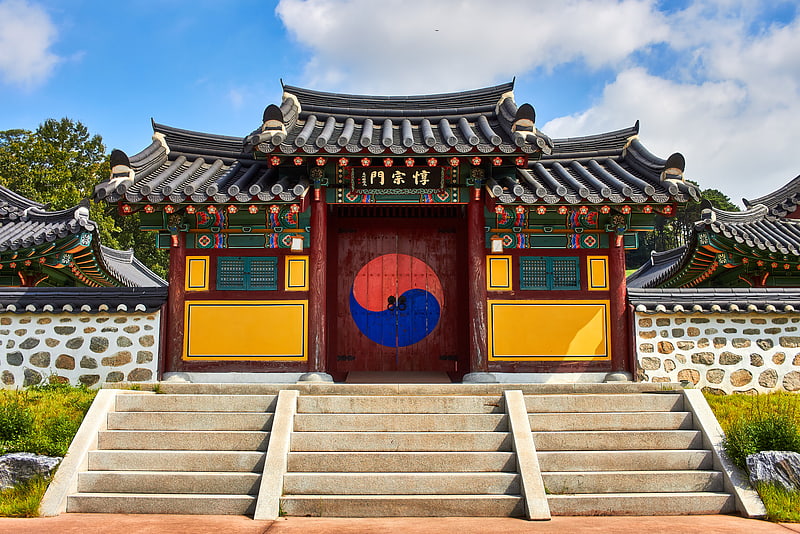 Scenic spot in Hwaseong, Gyeonggi, South Korea