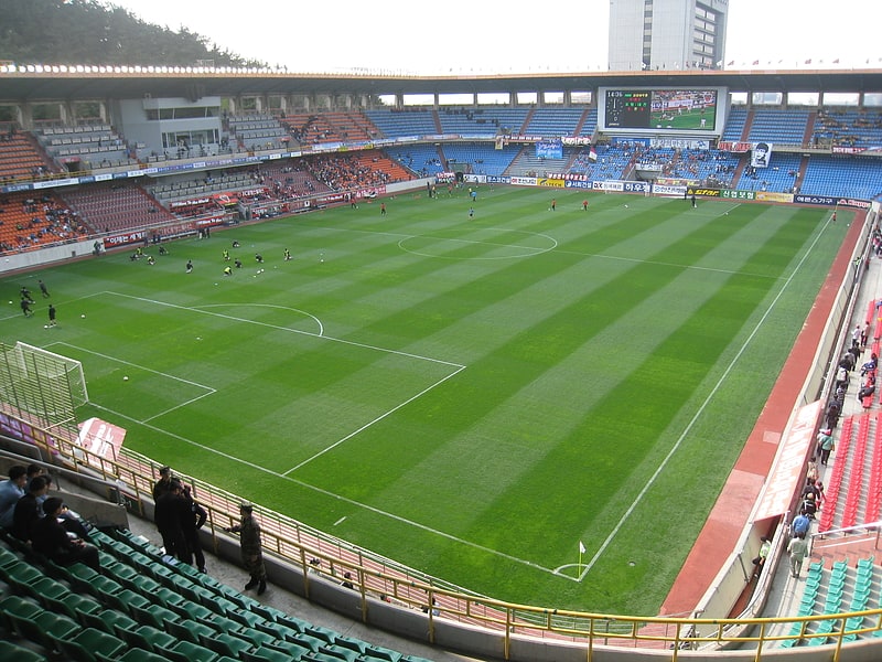 Boisko piłkarskie w Pohang, Korea Południowa