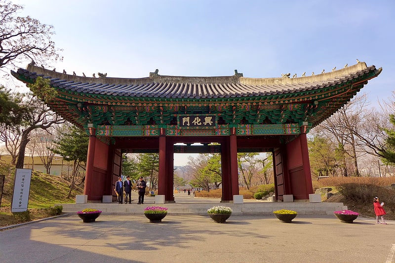 Palast in Seoul, Südkorea