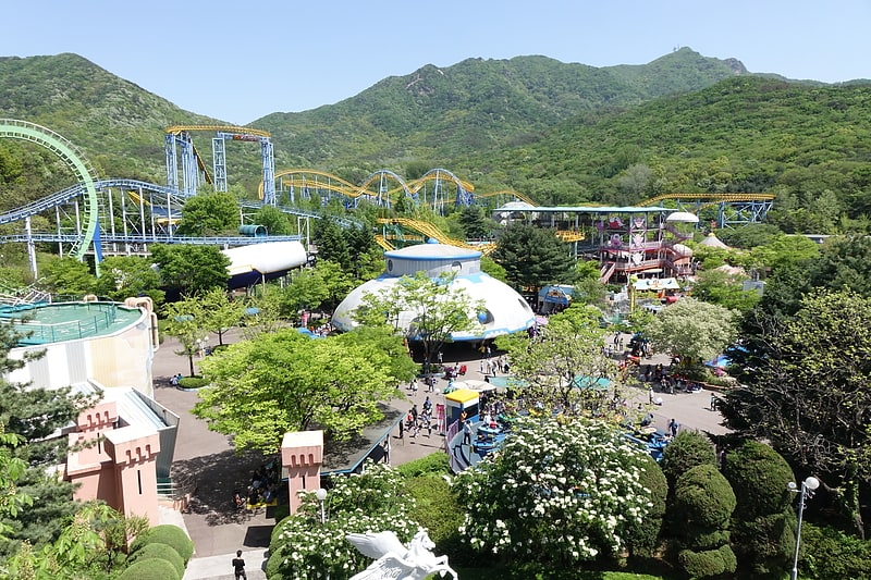 Parc d'attractions à Gwacheon, Corée du Sud