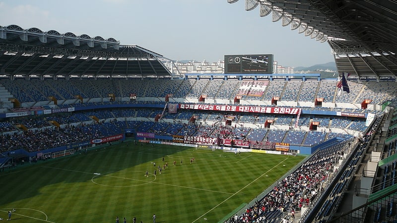 Stade à Daejeon, Corée du Sud