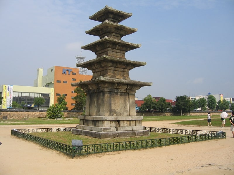 Five storied stone pagoda of Jeongnimsa Temple site