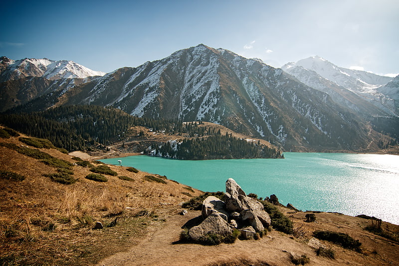 Reservoir in Kazakhstan