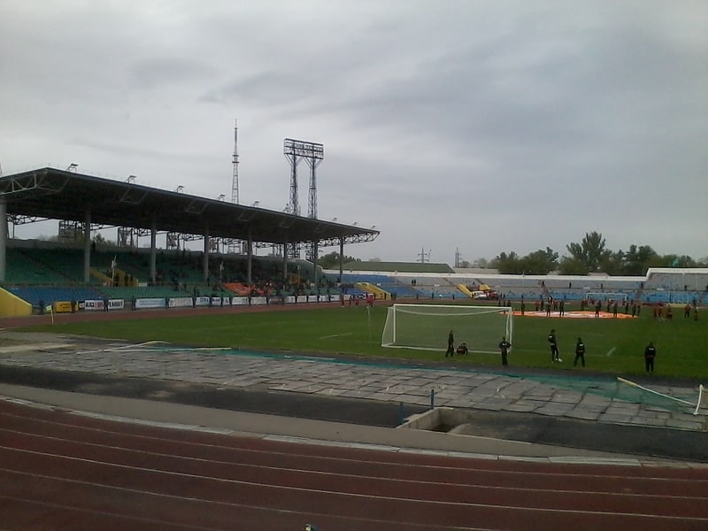 Stadium in Karaganda, Kazakhstan