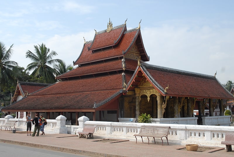 Buddhist temple in Luang Prabang District, Laos