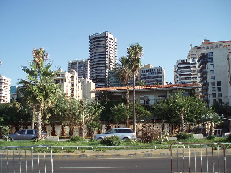 Residential neighborhood in Beirut, Lebanon