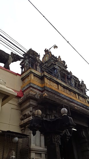 Hindu temple in Negombo, Sri Lanka