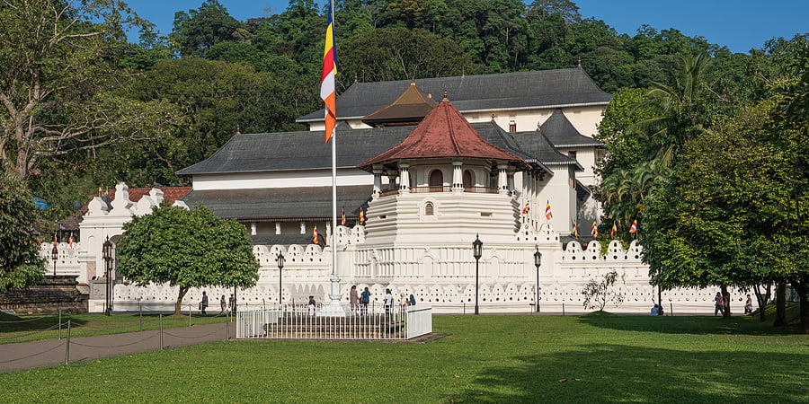 Temple in Kandy, Sri Lanka