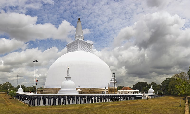 Pagoda in Anuradhapura, Sri Lanka