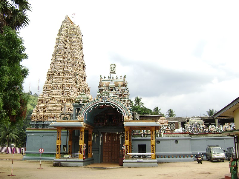 Hindu temple in Matale, Sri Lanka
