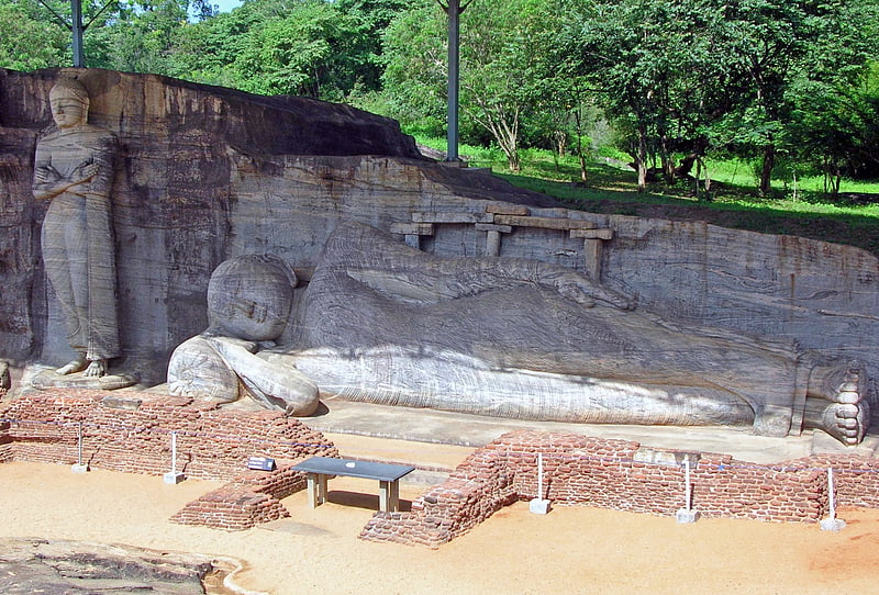 Buddhist temple in Nissankamallapura, Sri Lanka