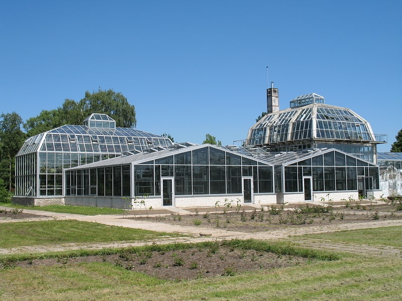 Jardín botánico en Kaunas, Lituania