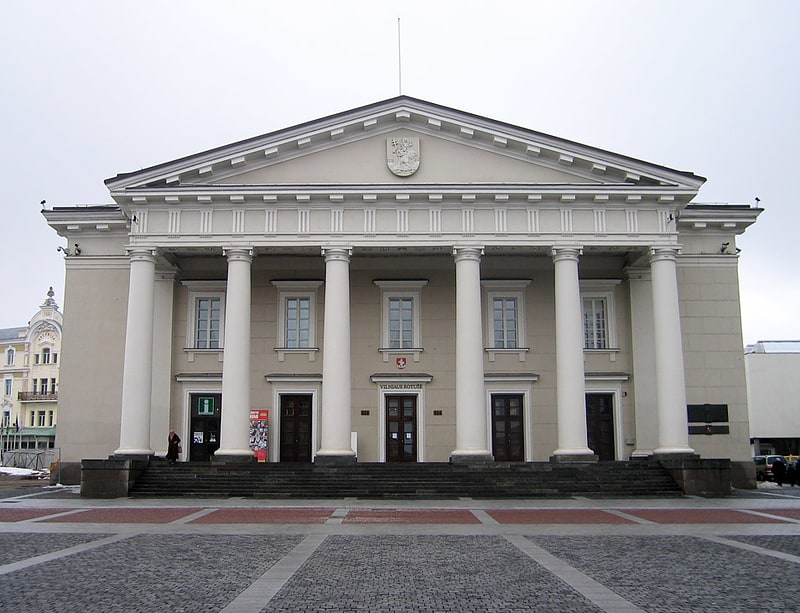 City or town hall in Vilnius, Lithuania