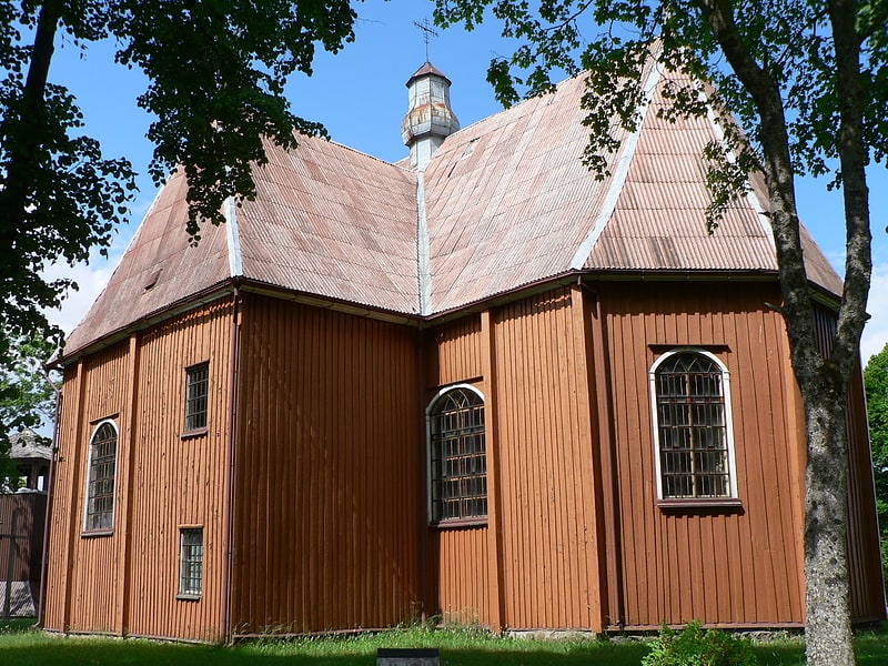 Catholic church in Plateliai, Lithuania