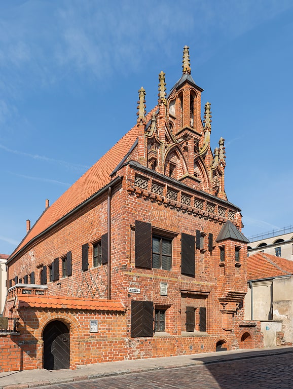 Gotischer Kaufmannssitz aus dem 15. Jahrhundert